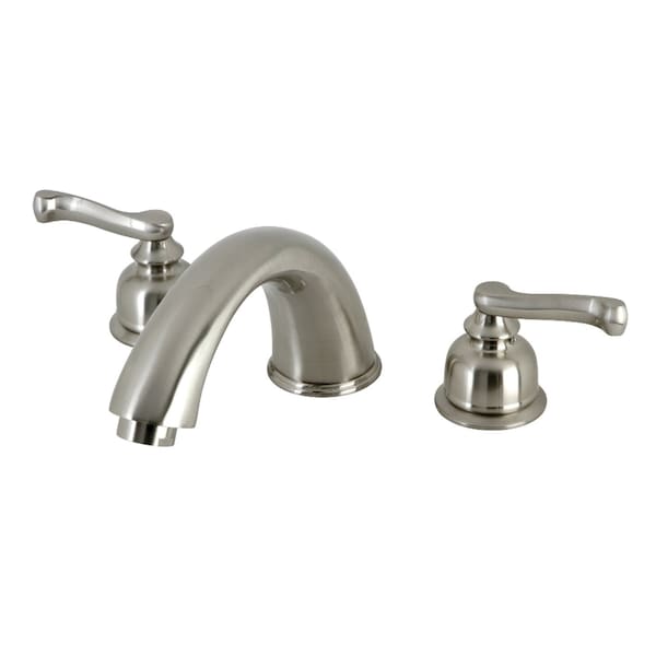 Roman Tub Faucet, Brushed Nickel, Deck Mount